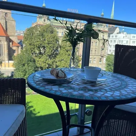 In Historical Center With Park View Plzen